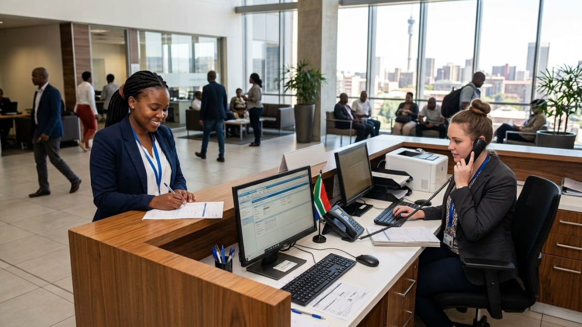 Gauteng Receptionist Jobs No Experience in Johannesburg